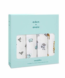 aden + anais(エイデンアンドアネイ) おくるみ ガーゼ ベビー 【 日本正規品 aden + anais おくるみ 4枚 セット j