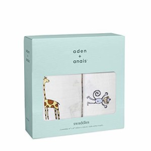 aden + anais(エイデンアンドアネイ) おくるみ ガーゼ ベビー 【 日本正規品 aden + anais おくるみ 2枚 セット j