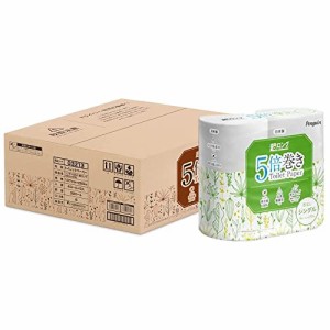 【8個セット】 アイリスプラザ(IRIS PLAZA) ペンギン トイレットペーパー シングル 芯なし超ロング 長さ5倍巻 250m 32ロール