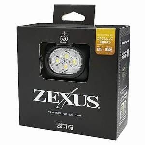 冨士灯器 ZEXUS(ゼクサス) LEDライト ZX-199 ハイブリッドモデル [最大620ルーメン メインLED点灯時間:最大46時間 白/