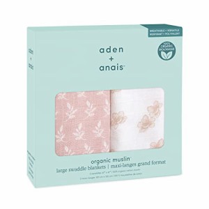 aden + anais(エイデンアンドアネイ) 日本正規品 おくるみ 2枚 セット 新生児 夜泣き対策 ガーゼ 赤ちゃん 出産祝い ベビー ギ