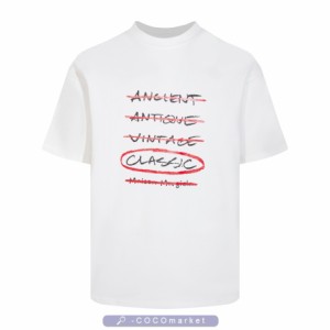 Maison Margiela メゾンマルジェラ 半袖 Tシャツ  エムエムシックス メゾンマルジェラ MM6 送料無料 Tシャツ 半袖 ユニセックス 春夏 人