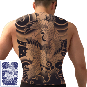 確認用　最新素材! 1枚 1980円！　タトゥー 超 大判 防水 背中　用　刺青 確認用 最新素材! 1枚 1980円！ タトゥー 超 大判 防水 背中 用 刺青