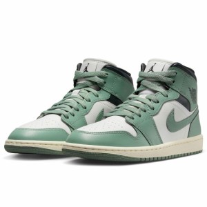 ナイキ エア ジョーダン 1 ミッド NIKE W AIR JORDAN 1 MID セイル/ジェイドスモーク/アンスラサイト BQ6472-130