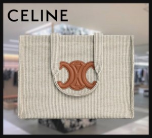 「一点限定」展示品 セリーヌ celine CELINE カバ トートバッグ ショルダー キャンバス バッグ レディース 並行輸入品 新品 ブランド