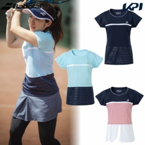 バボラ Babolat テニスウェア レディース ピュア ショートスリーブシャツ PURE SHORT SLEEVE SHIRT BWG3375 2023FW『即日出荷』