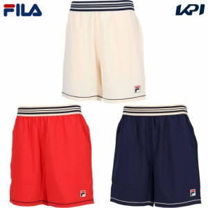 フィラ FILA テニスウェア メンズ WOVEN SHORT ショートパンツ ゲームショーツ KPI限定モデル FBM5054 2023FW 『即日出荷』