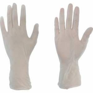 トラスコ中山 TRUSCO 使い捨てビニール手袋 粉無L クリア （100枚入） PVC-1008L [A150601]