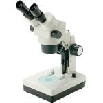 トラスコ中山 ズーム式実体顕微鏡 照明付 6.5〜45倍・13〜90倍 TS-2021 [A030812]