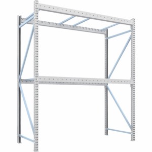 トラスコ中山 【代引不可】 【個人宅不可】 TRUSCO パレットラック1トン用2500X1100XH3000 2段 単体 1D-30B25-11-2 [A020501]