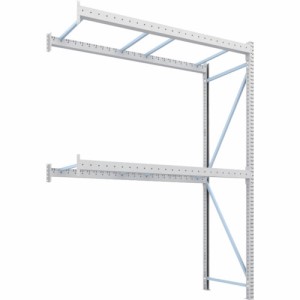 トラスコ中山 【代引不可】 【個人宅不可】 TRUSCO パレットラック2トン用2500X1000XH3500 2段 連結 2D-35L25-10-2B [A020501]