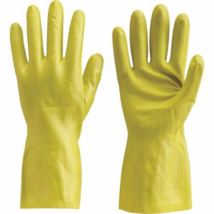 トラスコ中山 TRUSCO 天然ゴム手袋 薄手タイプ グリーン Lサイズ DPM-5497-G-L [A020501]