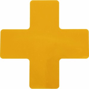 トラスコ中山 TRUSCO 耐久フロアサインズX型 Mサイズ 黄1枚（1シート） DFSX-Y [A020501]