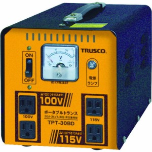 トラスコ中山 TRUSCO ポータブルトランス 30A 3kVA 降圧・昇圧兼用型 TPT-30BD [A020501]