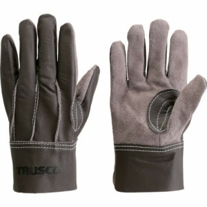 トラスコ中山 TRUSCO 牛本革製手袋 ブラウン M TKBRM [A020501]