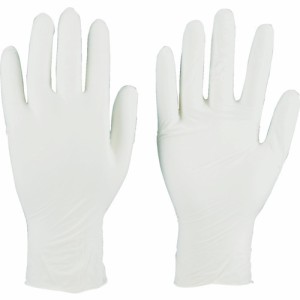 トラスコ中山 TRUSCO ニトリル製使い捨て極薄手袋 粉無し  M ホワイト （200枚入） TGL440M [A020501]