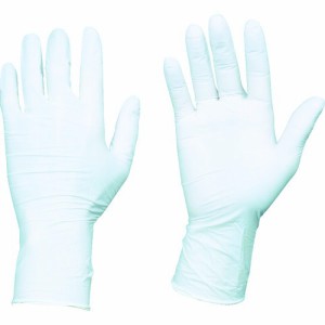 トラスコ中山 TRUSCO 使い捨てニトリル手袋TGエアー 0.06 粉無白S 100枚 TGNN06WS [A020501]