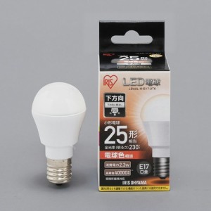 エスコ ESCO AC100V/2.3W/E17 電球/LED（電球色） EA758XP-52D [I270203]