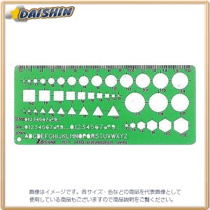 シンワ測定 テンプレート 一般総合 定規 TH-1（小） No.66021 [A030916]