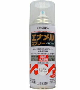 サンデーペイント エナメルスプレーexceed 420ml とうめい 23N1B [A190106]