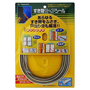 槌屋 ツチヤ すき間モヘヤシール グレー 6mm×4mm×2m NO6040-GR [A230101]