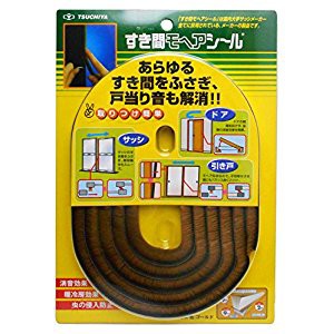 槌屋 ツチヤ すき間モヘヤシール ゴールド 9mm×9mm×2m NO9090-LBR [A230101]