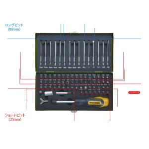 プロックステック プロクソン 75点・スペシャルビット 1/4 No.82107 [A080426]