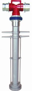 岩崎製作所 IWA [地下式消火栓用]　アルミ製　引上式スタンドパイプ　双口離脱型 10H-SR6510A [A062301]