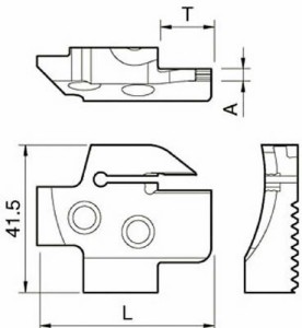 京セラ KYOCERA  溝入れ用ホルダ KGDFR-50-3C-C [A080115]