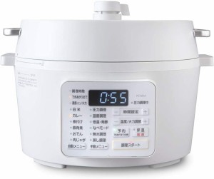 ☆送込☆ アイリスオーヤマ IRIS 電気圧力鍋 4.0L ホワイト PC-MA4-W [D010710]