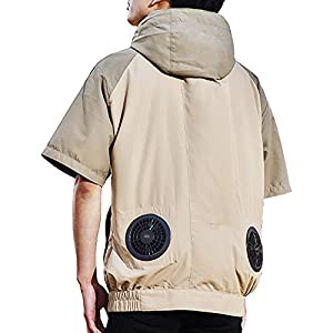 アイリスオーヤマ IRIS 冷却衣服 IRIS カジュアルクールウェア半袖セット（フード有り）M CCHS-M02-BE [A230101]
