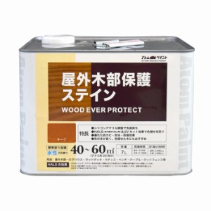 アトムハウスペイント 塗料 ペンキ 水性ウッドエバープロテクト 7L チーク  [A190601]