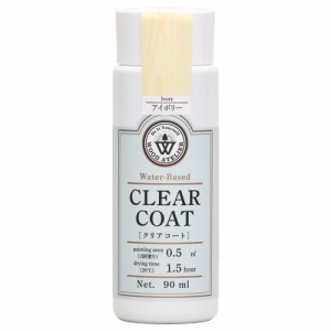 和信ペイント Wood Atelier クリアコート CC-02 アイボリー 90ml No.800702 [A190803]