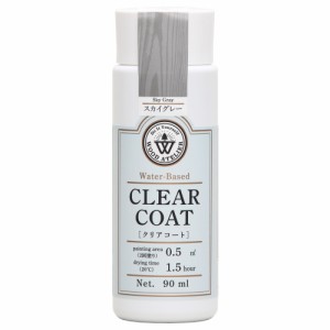 和信ペイント Wood Atelier クリアコート CC-03 スカイグレー 90ml No.800703 [A190803]