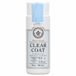 和信ペイント Wood Atelier クリアコート CC-05 アイスブルー 90ml No.800705 [A190803]