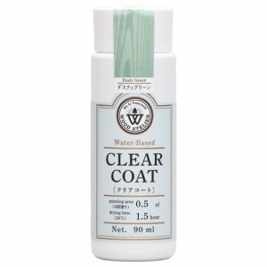 和信ペイント Wood Atelier クリアコート CC-06 ダスティグリーン 90ml No.800706 [A190803]