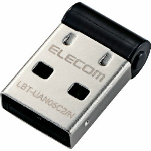 エレコム エレコム Bluetooth USBアダプター（Class2） ブラック LBT-UAN05C2/N [A230101]