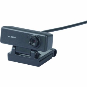 エレコム エレコム ワイド画面HD対応100万画素Webカメラ マイク内蔵 ブラック UCAM-C310FBBK [A230101]