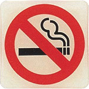 光 ルミノーバ蓄サイン禁煙マーク LU557-1 [A052201]