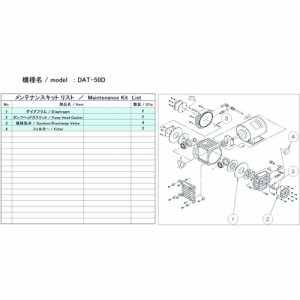 アルバック機工 ULVAC DAT-50D用メンテナンスキット DAT-50D MAINTENANCEKIT [A230101]