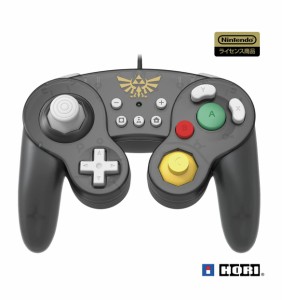 【任天堂ライセンス商品】ホリ クラシックコントローラー for Nintendo Switch ゼルダ【Nintendo Switch対応】