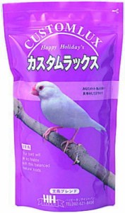 ピーツー・アンド・アソシエイツ　 カスタムラックス　文鳥　0.83Ｌ　[鳥 フード、餌 、フード 、えさ 、とり 、エサ 、ハッピーホリデイ