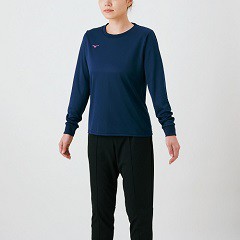 ミズノ MIZUNO ナビドライ 長袖Tシャツ バレーボール レディースウェア 32MA1395-14