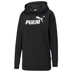 プーマ PUMA ESS エロンゲーテッド ロゴフーディスウェット トレーニング レディースウェア 588701-01