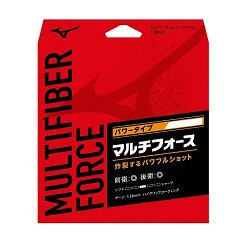 ミズノ MIZUNO MULTIFIBER FORCE 128 ソフトテニス ガット 63JGN242-09