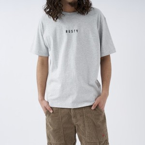 ラスティー RUSTY メンズ 半袖 Tシャツ BASIC FIT 912502-GRH