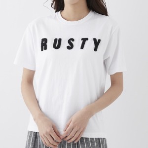 ラスティー RUSTY レディース 半袖 Tシャツ 922500-WHT