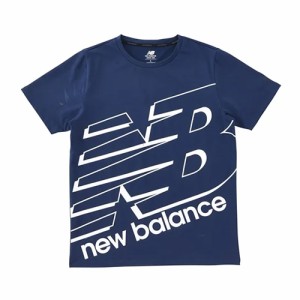 ニューバランス New Balance ビッグロゴ ショートスリーブTシャツ Tenacity トレーニング ジム 速乾 メンズ AMT31078-NGO