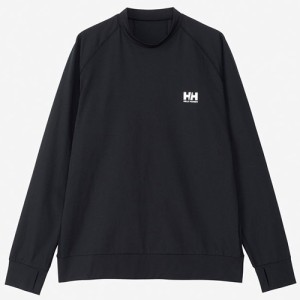 ヘリーハンセン HELLY HANSEN ロングスリーブラッシュガード（ユニセックス） 長袖 水着 HH82407-K