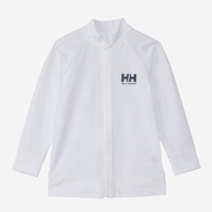 ヘリーハンセン HELLY HANSEN ロングスリーブ HHフルジップラッシュガード（キッズ） 水着 HJ82415-CW